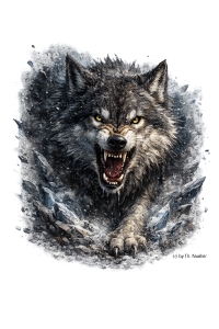 T-Shirt-Motiv-Wolf-Instinct-Download-PNG-transparent