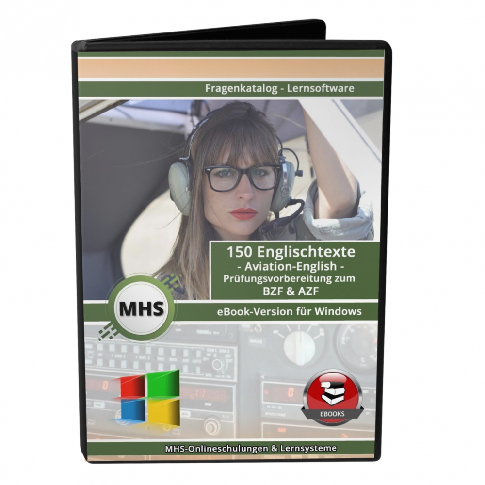 Bild 1 von 150 Englischtexte - Aviation English Prüfungs- vorbereitung BZF & AZF eBook-DVD
