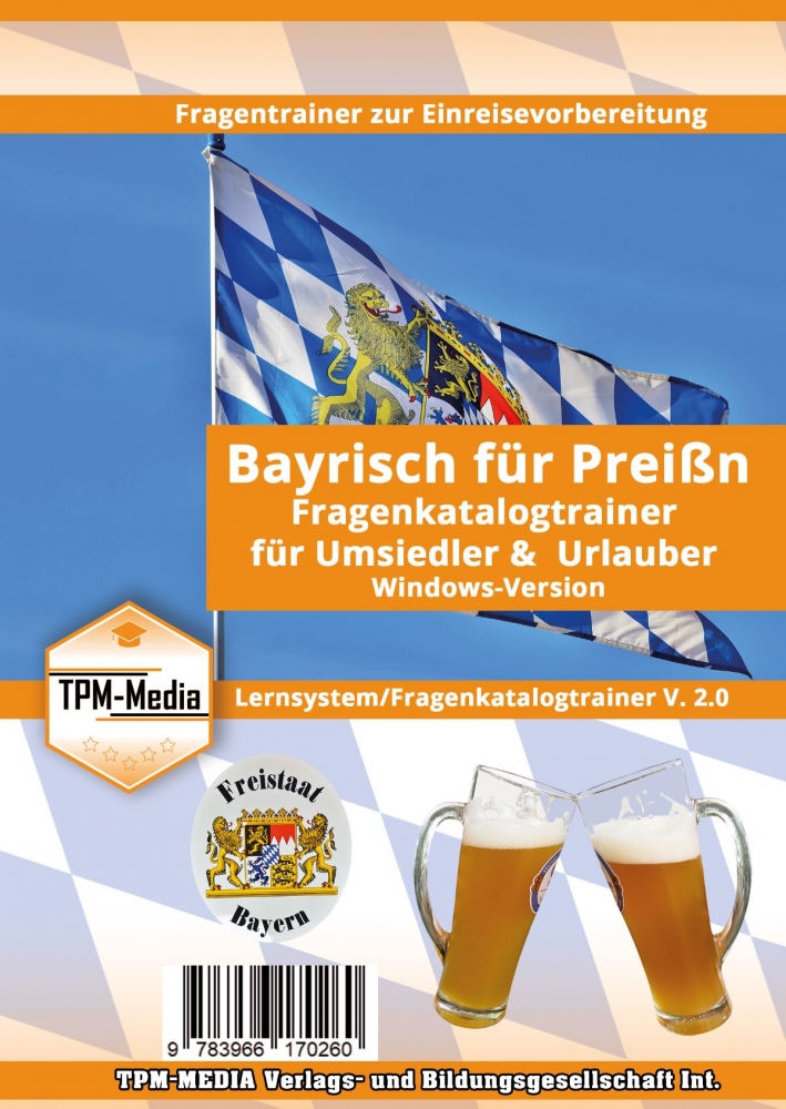 Bild 1 von Bayrisch für Preißn Lerntrainer für MAC & Windows  / (Varianten) Windows-Version (Download)