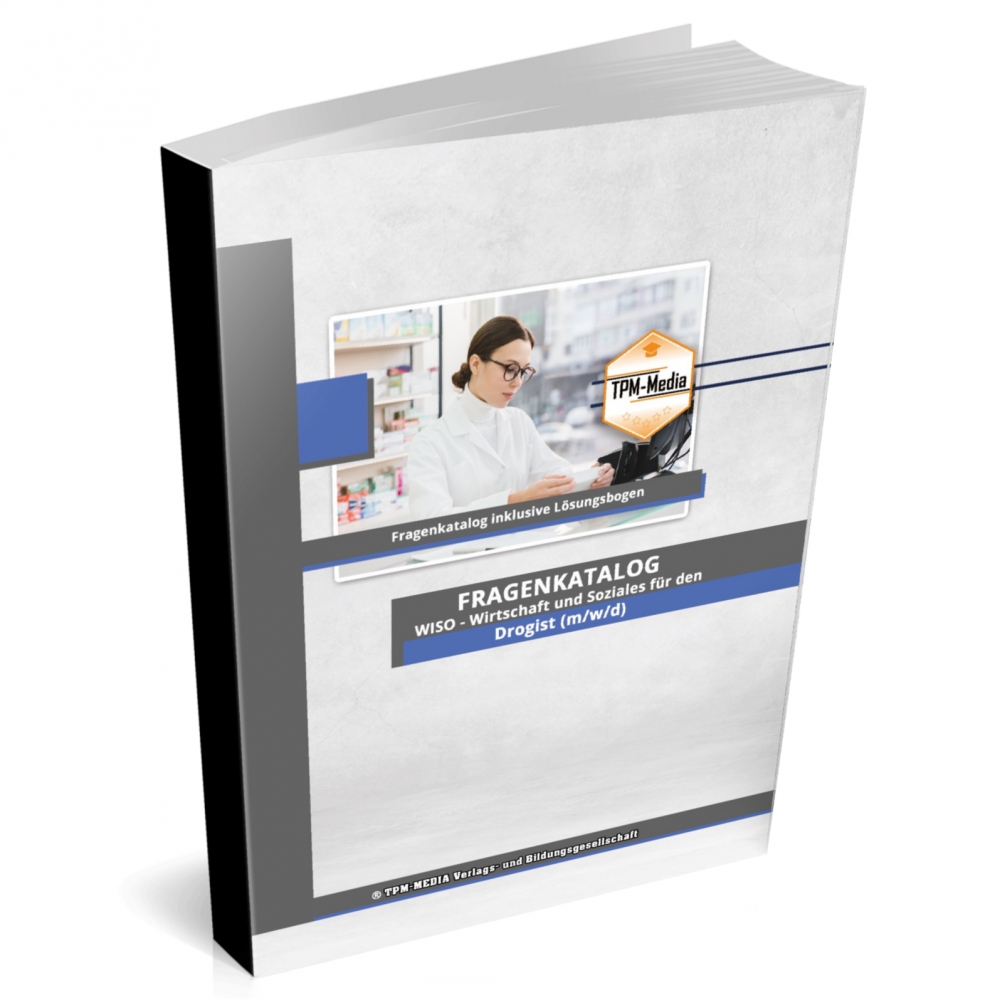Bild 1 von Drogist (m/w/d) Fragenkatalog für das Ausbildungsfach: Wirtschaft & Soziales - Buch/Printversion 