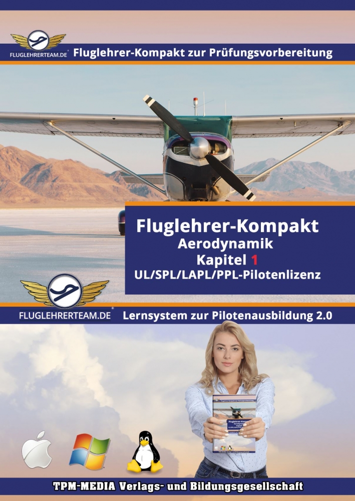 Bild 1 von Aerodynamik Lernsystem Kapitel 1 UL/SPL/LAPL/PPL - Pilotenlizenz (Download-Version)  / (Betriebssystem) MAC-OS