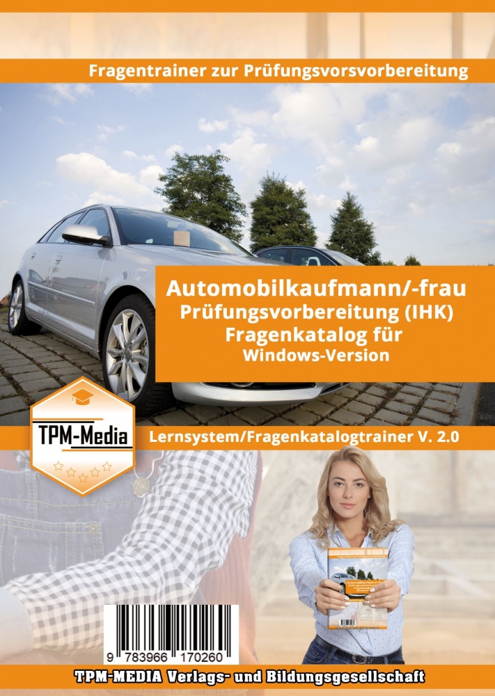 Bild 1 von Automobilkaufmann (m/w/d) Fragenkatalog zur Prüfungsvorbereitung bei der IHK (eBook)