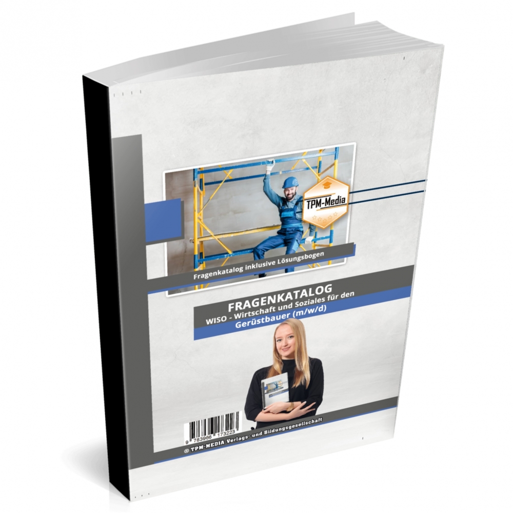 Bild 1 von Gerüstbauer PRO Gesellenbrief (m/wd)- Fragenkatalog mit über 4600 Lern & Prüfungsfragen