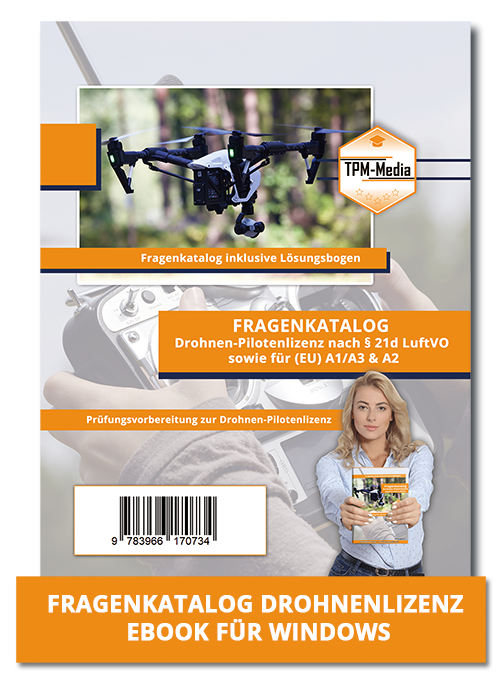 Bild 1 von Drohnenlizenz - Fragenkatalog -Pro als (eBook)  / (Varianten) Windows-Version (eBook -Download)