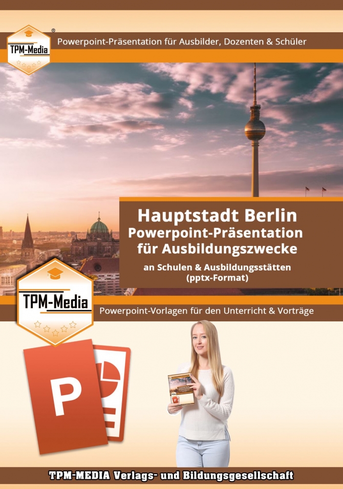 Bild 1 von PowerPoint-Präsentation: Stadt Berlin – Lehrmaterial für Ausbilder und Schüler (Download) .pptx  / (Sprachen) Français